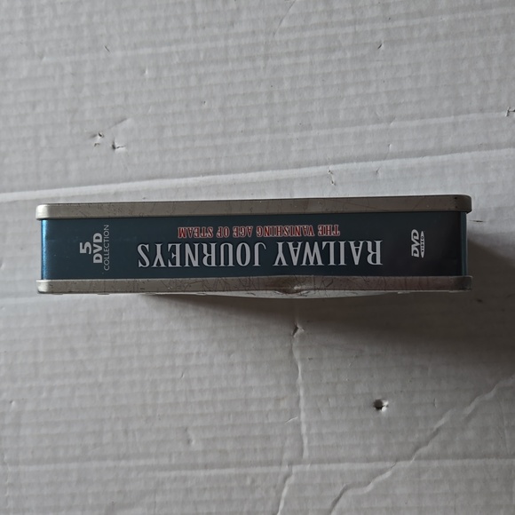 Railways Journeys The Vanishing Age of Steam Engine 5-Disc DVDs Tin Box Set - Picture 3 of 15